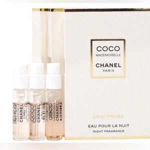 CHANEL COCO
MADEMOISELLE L'EAU
PRIVEE EAU
POUR LA NUIT 3pc Set